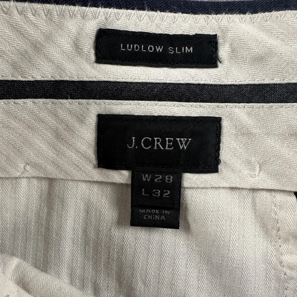 J.Crew Ludlow Slim Dress Pants Mens 28x32(28x30 Fits) Navy Somelos Portugal
